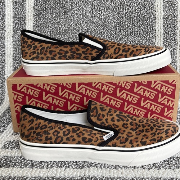 Vans Slipon Sf Suede Leopard Chipmunk 